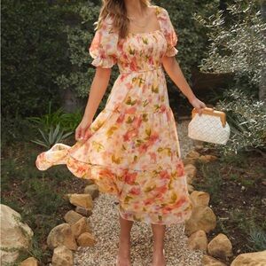 NWOT Floral maxi dress